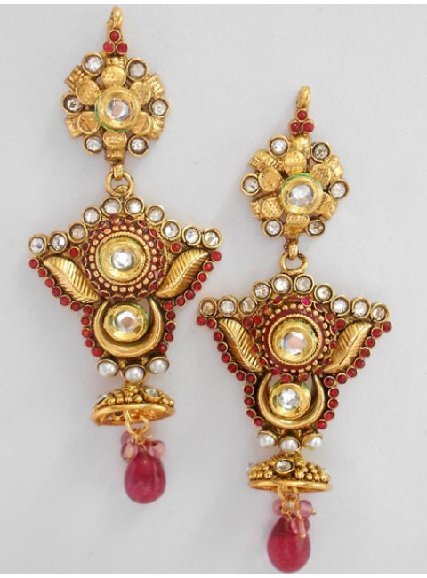 Polki Earrings